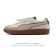 PUMA Vlado Stenzel pl low-top, non-slip, wear-resistant sneakers in white and gr