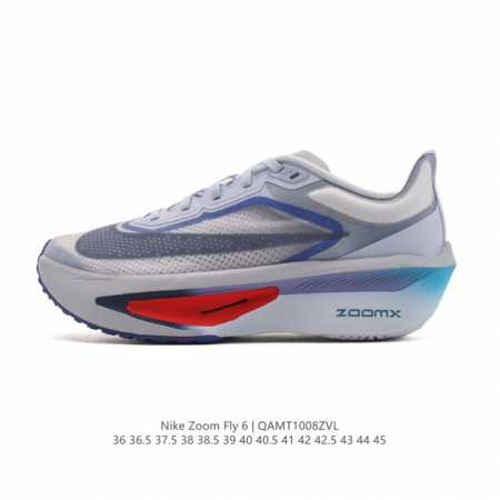 Company-grade Nike Zoom Fly 6 Marathon Carbon Plate Beige Black Running Shoes, U - Click Image to Close