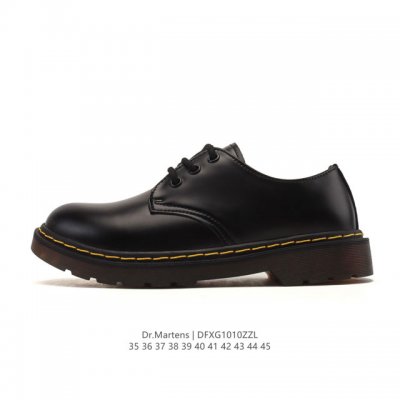 DR Martens Dr. Martens Business Leather Shoes Low-top Martin Boots Men's and Wom