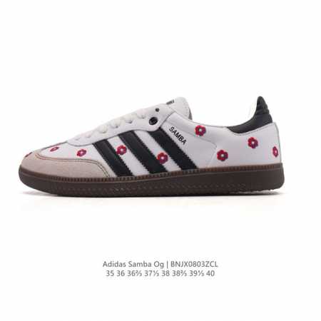 Special Price Adidas Originals Samba Og Shoes Classic Sneakers White T-Toe Women - Click Image to Close