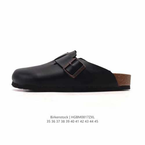 Birkenstock Boston Suede Shearling, a renowned German footwear brand, features l