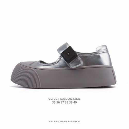 Corporate-level Gg-Cc small leather shoes, princess shoes, thick soles, heighten