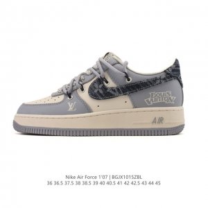 Nike Air Force 1 '07 Low, a low-top white sneaker with air cushioning, featuring