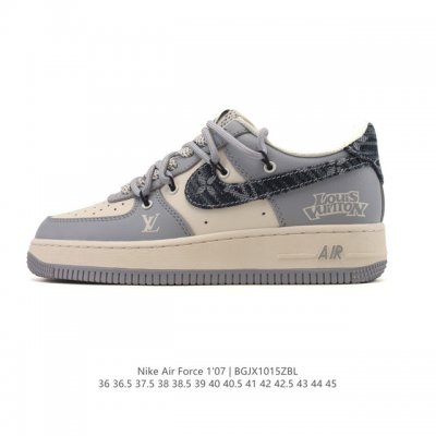 Nike Air Force 1 '07 Low, a low-top white sneaker with air cushioning, featuring
