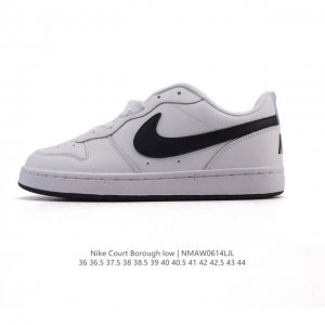 Nike Court Borough Low, a low-top sneaker for men and women. 1. Its leather uppe