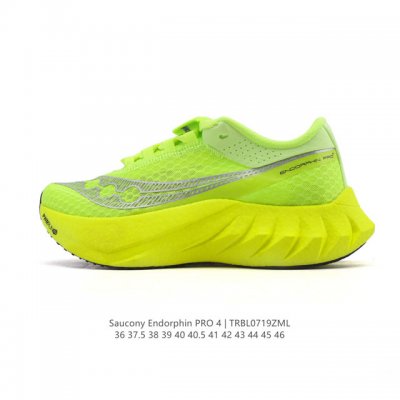 New, corporate-grade Saucony Endorphin Pro 4 Land Speed Carbon Plate Sports Trai