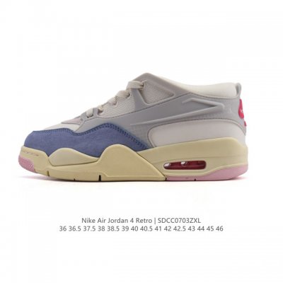 Nike Air Jordan 4 Retro Og Michael Jordan Aj4 generation Joe 4 low-top retro ca