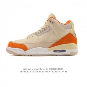 Company Grade Nike Air Jordan 3 Retro Series, a mid-top basketball shoe featurin