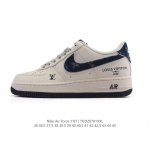 Company-level Nike Air Force 1 '07 Low Air Force One white shoes with air cushi