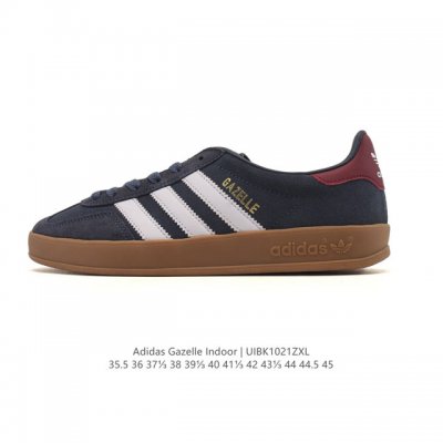 Adidas Originals Gazelle Indoor Retro Trefoil Transparent Rubber Sneakers - Clas