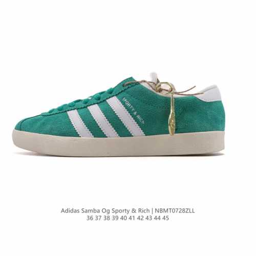 Corporate-grade Adidas Sporty & Rich x Samba Og Adidas Low-Top Derby Sneakers Ih