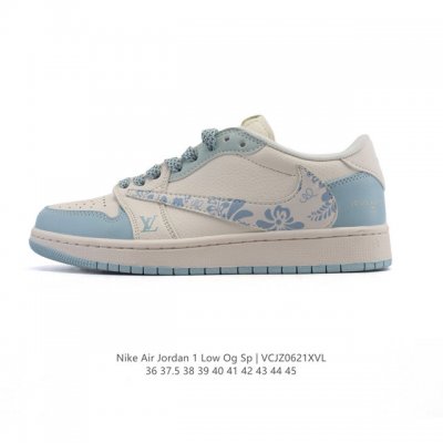 Company-level genuine Nike Air Jordan 1 Low Og Sp Military Blue Aj1 Joe 1 revers