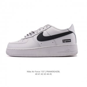 Nike Air Force 1 '07 Low, a versatile, low-top, cushioned white sneaker with a