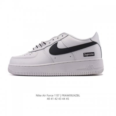 Nike Air Force 1 '07 Low, a versatile, low-top, cushioned white sneaker with a