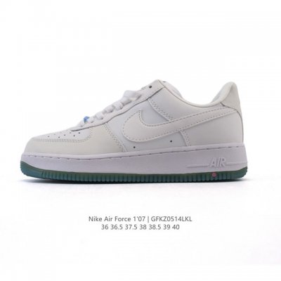 Nike Air Force 1 '07 Low Air Force One Low-Top Versatile White Shoes With Thick