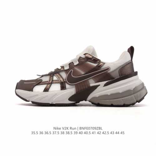 Corporate Nike V2K Run Shock Absorption and Anti-skid Retro Low-top Sports Runn