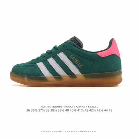 Adidas Originals Gazelle Indoor Retro Trefoil Transparent Rubber Sneakers - Clas - Click Image to Close