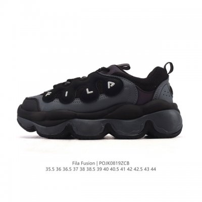 Company-level Fila men's and women's dad shoes, the Fila Fusion thick-soled, hei