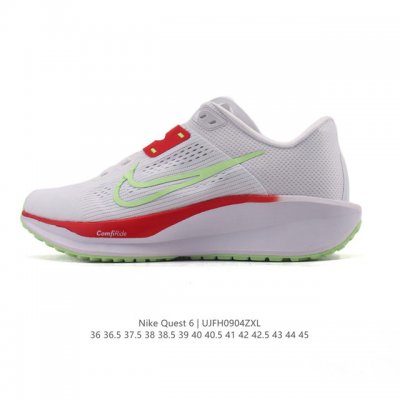 Nike Air Quest 6 Kaja Breathable Lightweight Cushioned Running Shoe. The Nike Qu