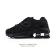 The Nike Shox TL men's sneaker, a thick-soled, elevated dad shoe, takes mechanic