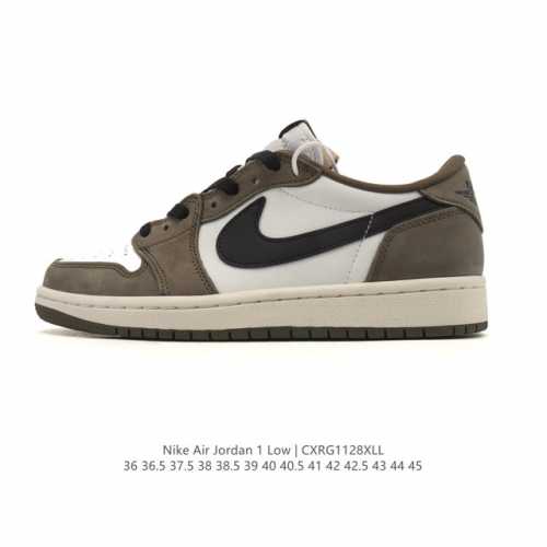 Genuine Nike Air Jordan 1 Low AJ1 (Company Grade) - A retro-inspired casual bas