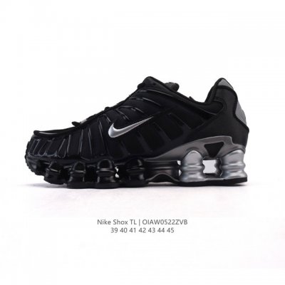 Nike Shox Tl Men's Sports Shoes Thick-Soled And High-Heeled Dad Shoes Take Mecha