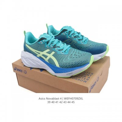 Asics Novablast4 Men's and Women's Sports Running Shoes Thick-soled Height-enhan