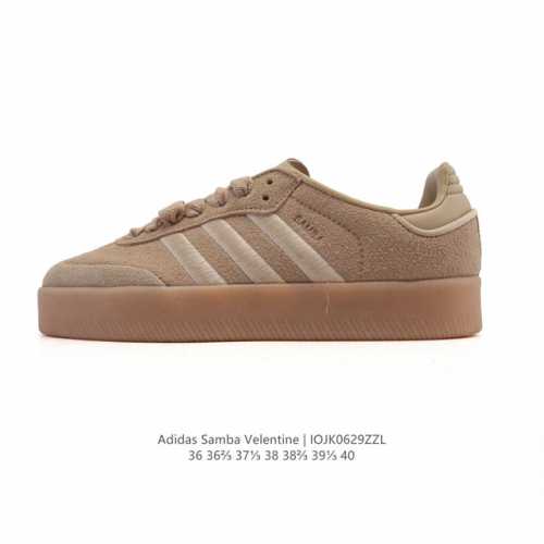 Adidas Adidas women's sports shoes clover Samba Velentine casual shoes German tr