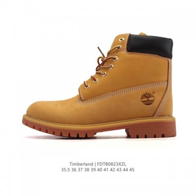 Corporate-grade Timberland high-top Martin boots, a classic, durable boot made