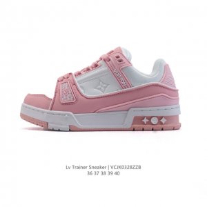 150 Louis Vuitton Lv 3D Logo Lv Louis Vuitton Trainer Sneaker Low 36-40 Vcjk0328