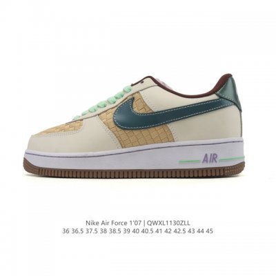 Nike Air Force 1 '07 Low, a versatile, low-top, platform, height-increasing cas