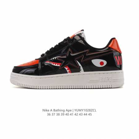 A Bathing Ape unisex retro sneaker, upgraded from the original last and paper ve - Click Image to Close