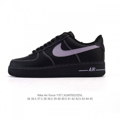 Nike Air Force 1 '07 Low Air Force One White Shoes With Air Cushion. New Style F