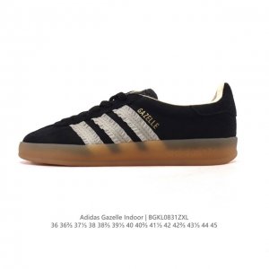 The adidas Originals Gazelle Indoor Retro Trefoil Non-slip Transparent Rubber Sn