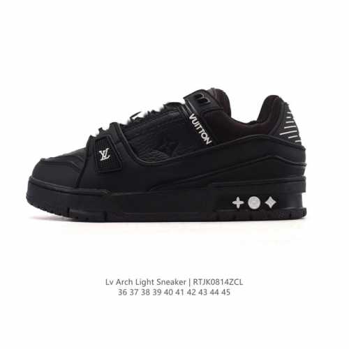 Louis Vuitton LV Louis Vuitton sneakers are fashionable, trendy, thick-soled, an