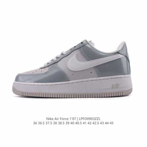 Nike Air Force 1 '07 Low Air Force One White Cushioned Shoes, a versatile low-t