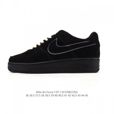 Nike Air Force 1 '07 Low Air Force One white cushioned sneakers, a versatile, l