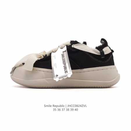 Corporate-grade Smilerepublic thick-soled Smile Canvas Shoes, a popular Xiaohon - Click Image to Close