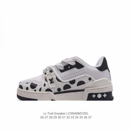Louis Vuitton Lv 3D logo lv louis Vuitton Trainer Sneaker Low 26-37 Cxka0601 - Click Image to Close