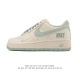 Nike Air Force 1 '07 Low, a versatile, platform, low-top white sneaker with cus