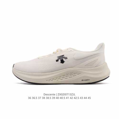 The company-grade Descente Chron retro fabric sports casual shoes, unisex, featu