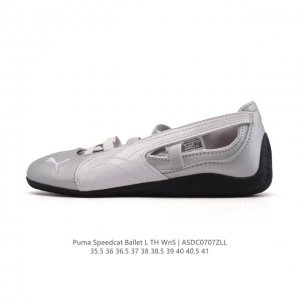 Puma Speedcat Ballet Ballet Shoes Mary Jane Shoes Women's Sports Casual Shoes Pu