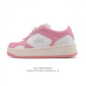 Alo Yoga Recovery Mode Comfortable and Simple White Sneakers, Non-slip and Wear-