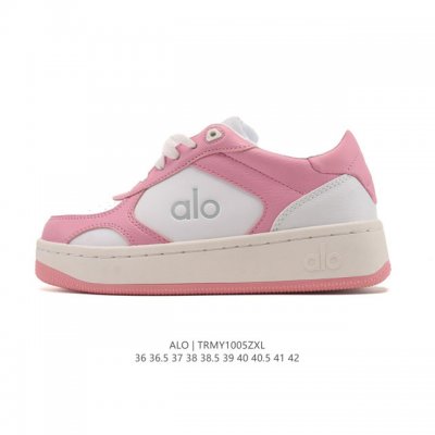 Alo Yoga Recovery Mode Comfortable and Simple White Sneakers, Non-slip and Wear-