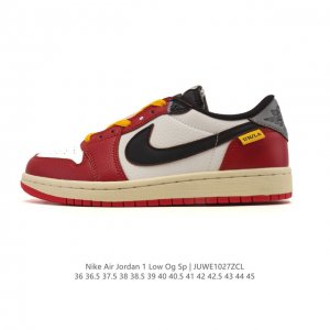 Nike Air Jordan 1 Low AJ1, a low-top retro-style casual basketball shoe. Inspire