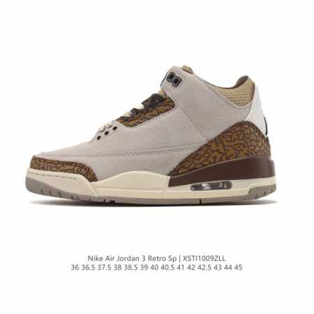 Nike Air Jordan 3 Retro Series, a mid-top basketball shoe featuring the reverse - Click Image to Close