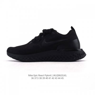 New Nike Epic React Flyknit foam particle woven cushioning casual shoes mesh sho