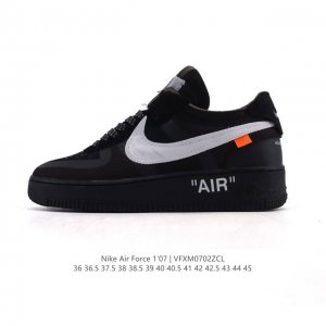 Company-level Off-White X Nk Air Force 1 "Mca" Air Force One low-top thick-sole