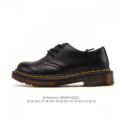 DR Martens Dr. Martens Business Leather Shoes Low-top Martin Boots Men's and Wom