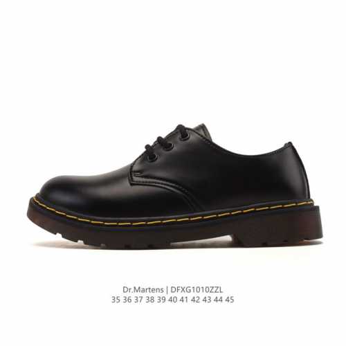 DR Martens Dr. Martens Business Leather Shoes Low-top Martin Boots Men's and Wom